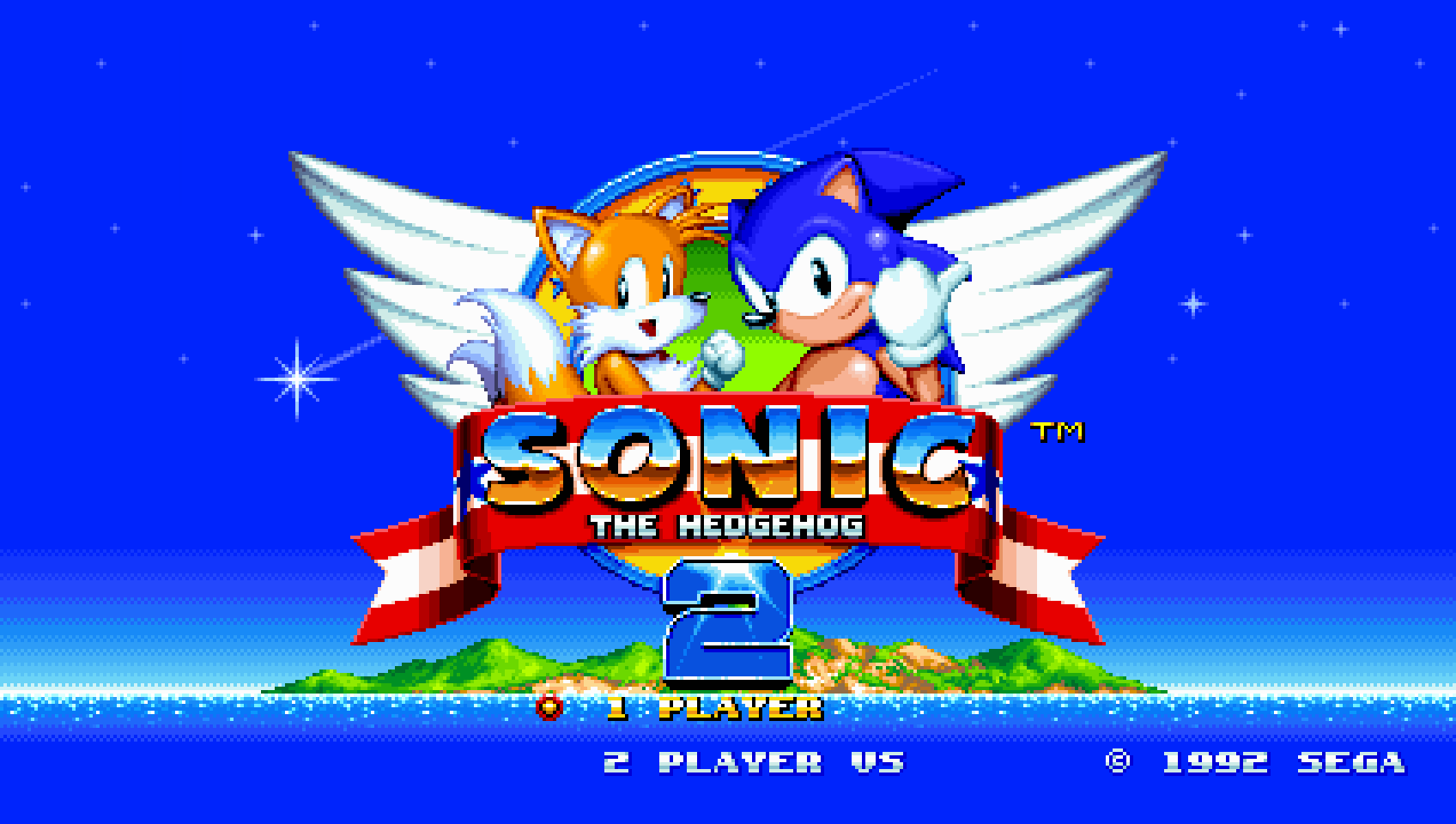 Lapper on X: &ldquo;Sonic 2 Title Screen MANIAFIED! #SonicTheHedgehog 