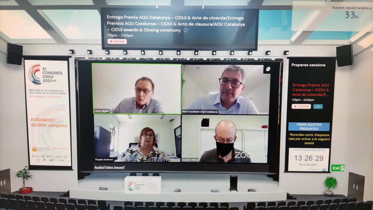 LearnTrendsUdL's tweet image. La vicerectora de Qualitat i Innovació Docent de la @UdL_info, Paquita Santiveri, a l&apos;acte de cloenda del #CIDUI2021 per anunciar que l&apos;edició del 2023 del @CIDUI_congress es farà en la nostra universitat.