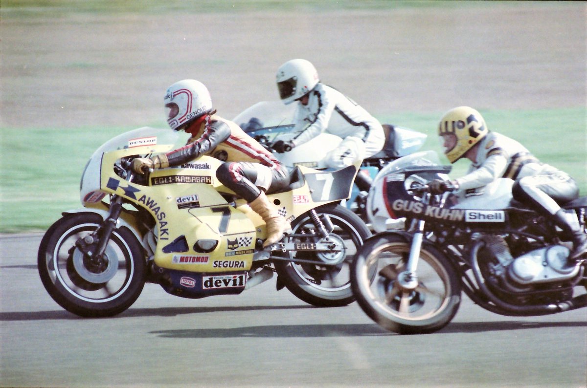 popsyosh34's tweet photo. Godier - Genoud
Egli Kawasaki #7
Georges Godier and Alain Genoud
#Endurance #FBgold #Legends #DatSeat
pics Bill Allen https://t.co/NMn7Tpj2b8