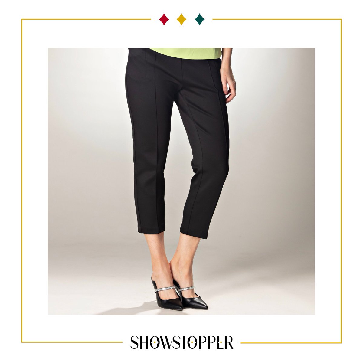 Let’s spruce up the end-of-week meetings. 
The fresh lettuce green Pearl pin Mandarin top. 
A perfect pairing for your tops - these sleek and chic daily formal pants. 
Shop now: buff.ly/3lBeJRi
Available in Sizes XS – 4 XL
#fridays #wfhstyle #stylingideas #workwear2021