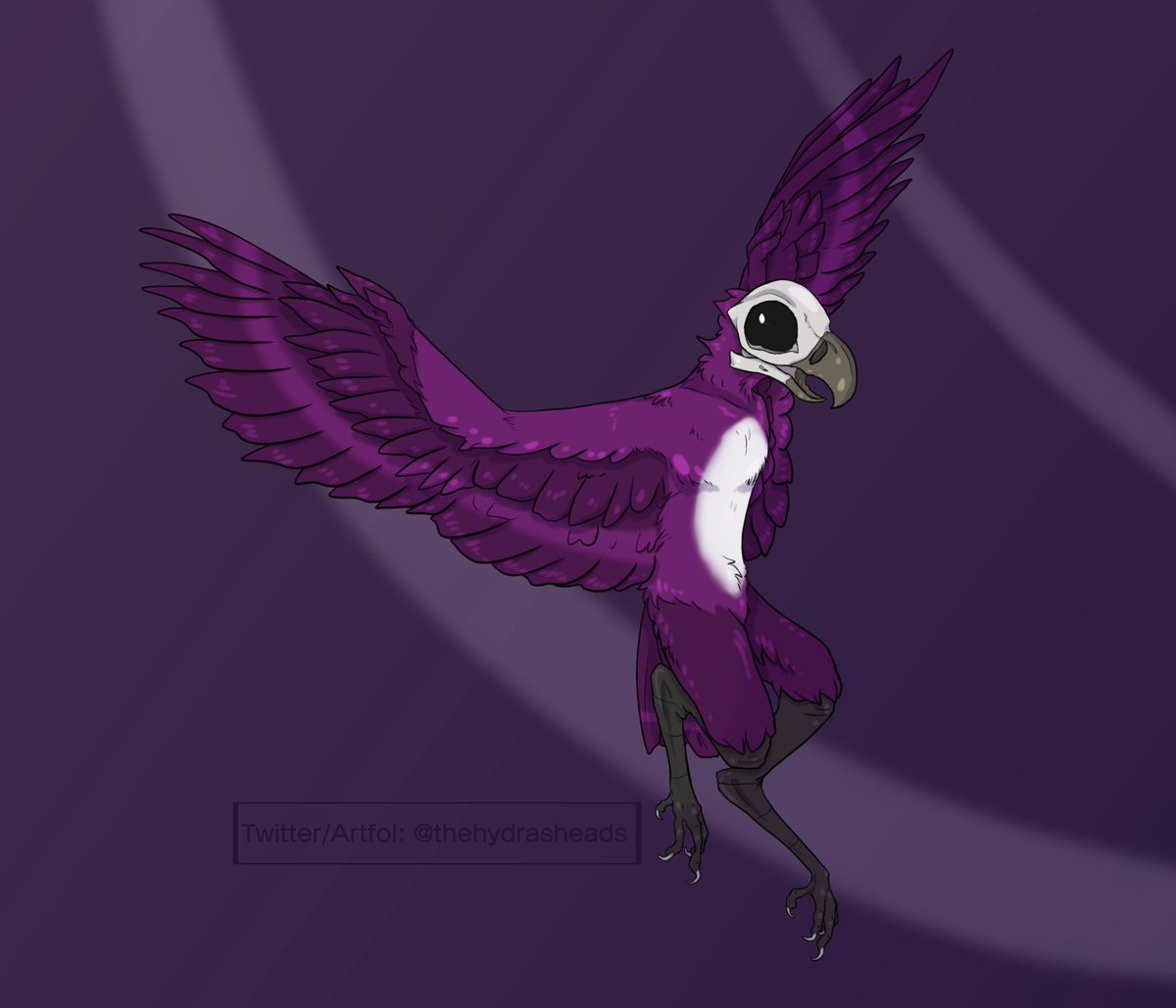 thehydrasheads's tweet photo. My first Art Fight attack! For BirdAzerty #art #artist #MediBangPaint #character #illustration #DigitalArtist #digitalillustraion #oc #originalcharacter #artfight #artfight2021 #bird #skulloc https://t.co/oTyuiPT1Od