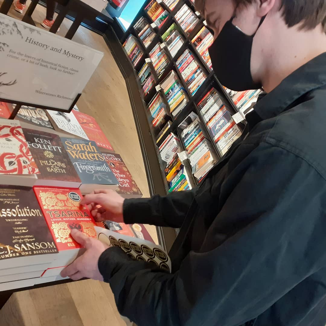 EAlpsten_Author's tweet photo. Thank you Callum @WaterstonesRich for piling #tsarina high & for listening to me about #thetsarinasdaughter. I love this #prooftour!!
#HistoricalFiction #historicalhottie #women #russia #romanov https://t.co/LKf1bnkk8G