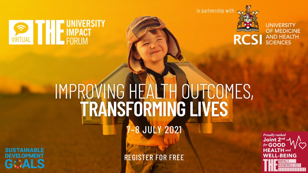 Delegates from more than 90 countries will convene to address the most urgent global health challenges at #THEglobalimpact.  

Join us <a href="/timeshighered/">Times Higher Education</a>. timeshighered-events.com/impact-health-…