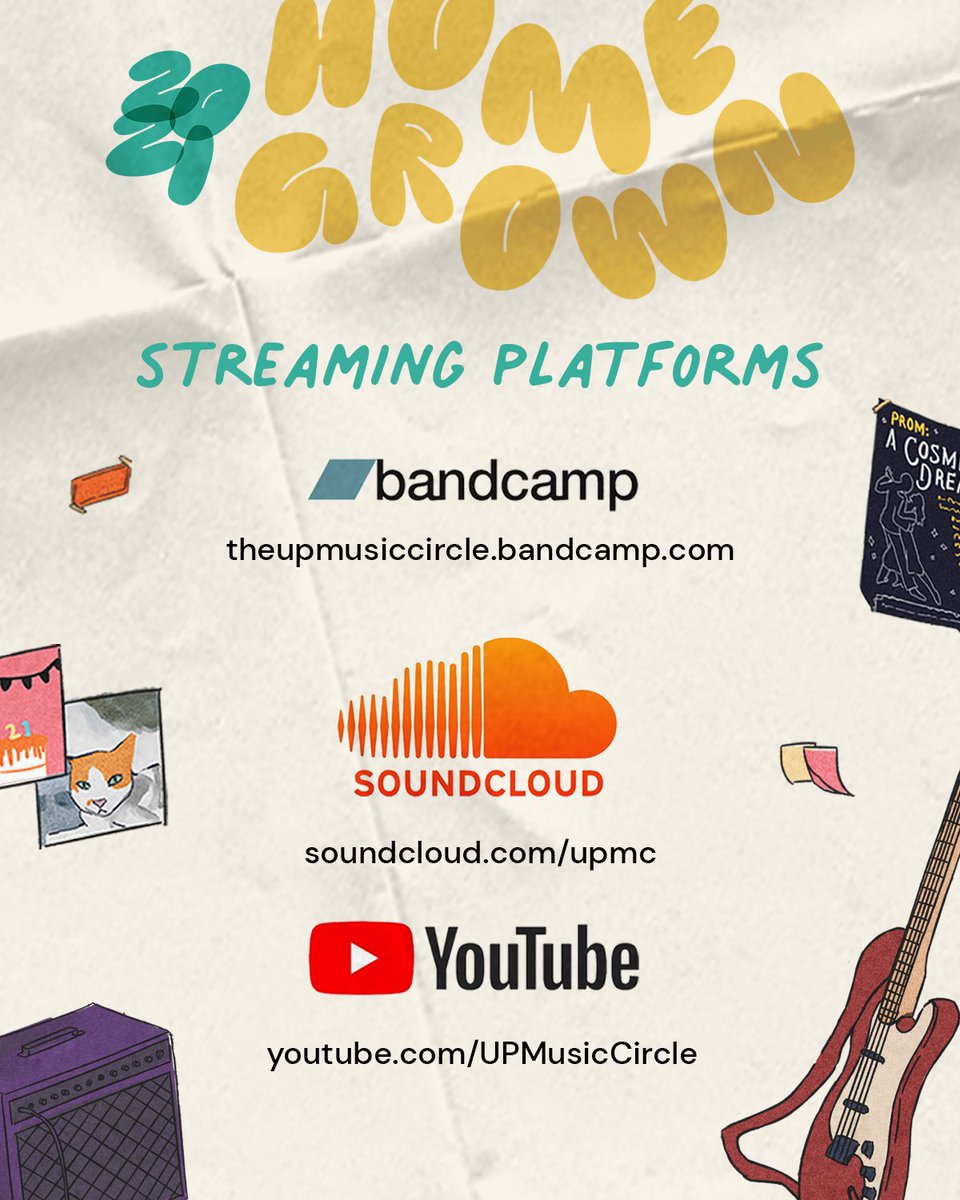 UPMusicCircle's tweet photo. Ready, set, grow! 🏡 

Homegrown 2021 is now out on Bandcamp, SoundCloud, and YouTube!

Buy the full album for PHP 300 or your favorite tracks at PHP 48 each on the official UP Music Circle Bandcamp: 

https://t.co/yLtYzkEikV https://t.co/QwJSOyD6WW