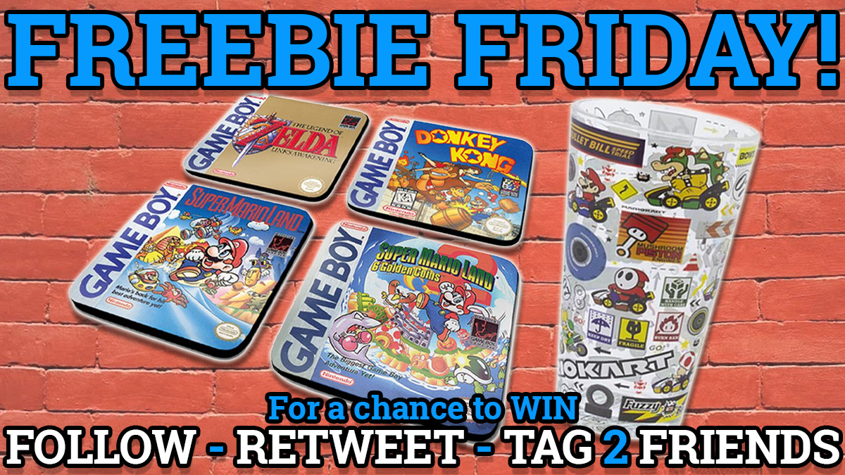 empukofficial's tweet photo. ❗️It's #FREEBIEFRIDAY ❗️ We're giving away these #Nintendo coasters &amp; glass 🎮💚 To enter, simply FOLLOW US, RT this &amp; TAG 2 FRIENDS in the comments👇💬

Enter on FB &amp; IG for a higher chance of winning🤞 Closes 03.07 @ 1pm! Full T&amp;C on FB.

#Gaming merch👉 https://t.co/JYY2G9YUsE https://t.co/x1JEY4aLWC