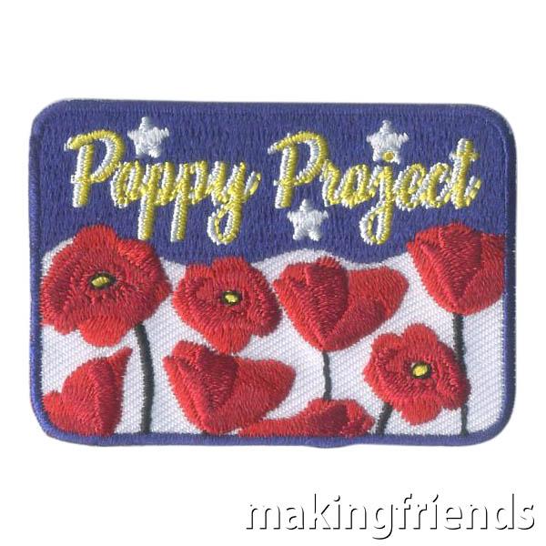Show your appreciation to our military veterans with this poppy project patch.  makingfriends.com/product/poppy-… #poppies #poppiesforveterans #veterans #veteransday #militaryvet #makingfriends #virtualscouting #tradition #girlscoutbadges #girlscouts #scouts