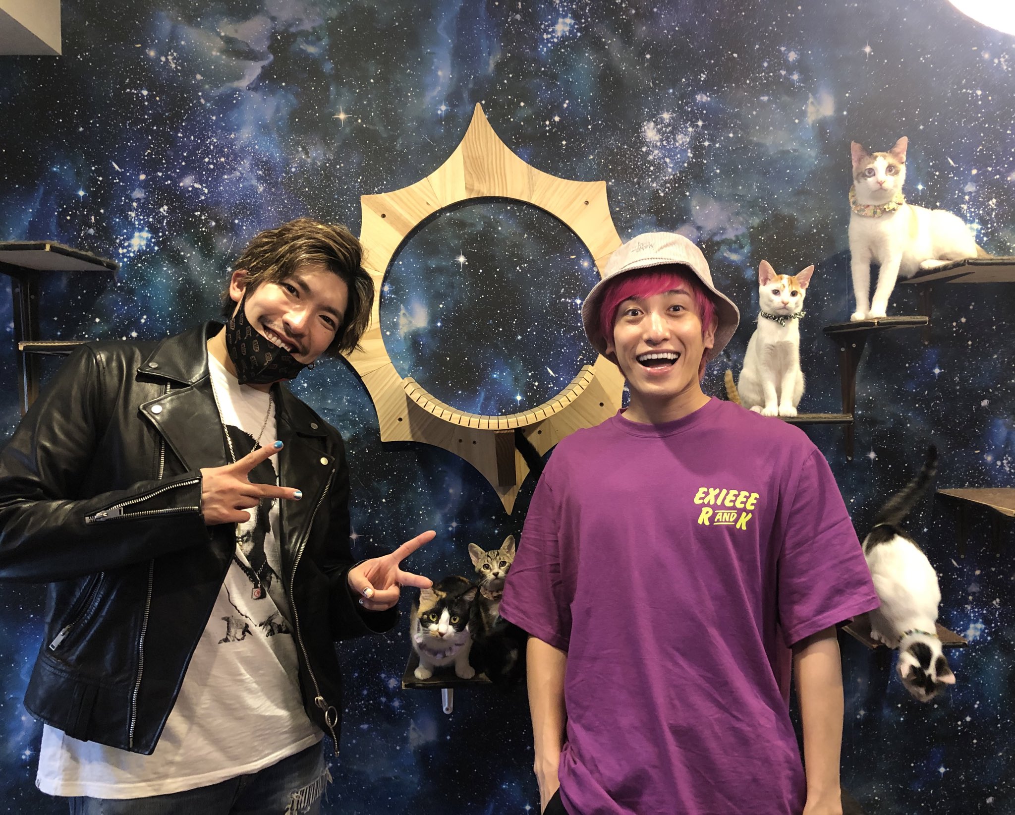 Vega Exitのお2人が当店に遊びに来てくれました やったぜ 2人とも猫に気を使いながら優しく遊んでくれてました とてもありがたい すこ 拝啓ねこ様 保護猫カフェ 高円寺 Exit T Co J3eykrzhud Twitter