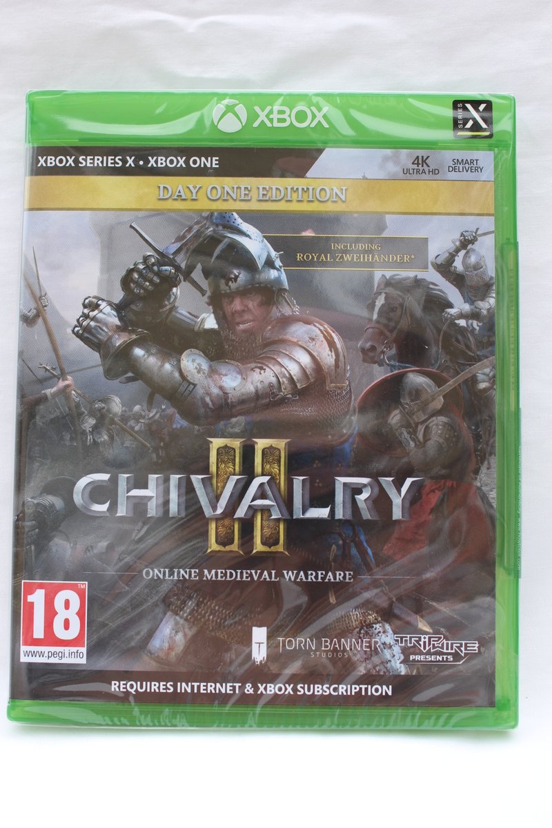 MaponusGaming's tweet photo. IN STOCK NOW

Chivalry 2 Day One Edition for Xbox One / Xbox Series X

With Royal Zweihander (DLC in box)

£30 Collected
£33 Delivered

#chivalry2 #chivalry #Xbox #xboxone #xboxseriesx #xboxonegame #xboxseriesxgame #indybusiness https://t.co/LKxvn6VEFA