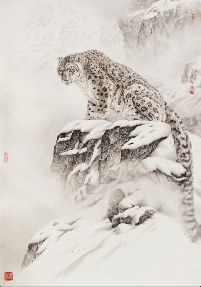 Тан Цзян художник снежный Барс Ирбис