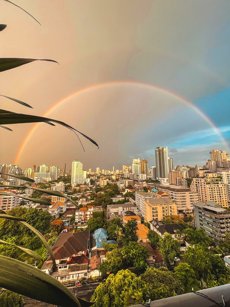 ท้องฟ้าวันนี้  🌈  มีใครเห็นบ้าง