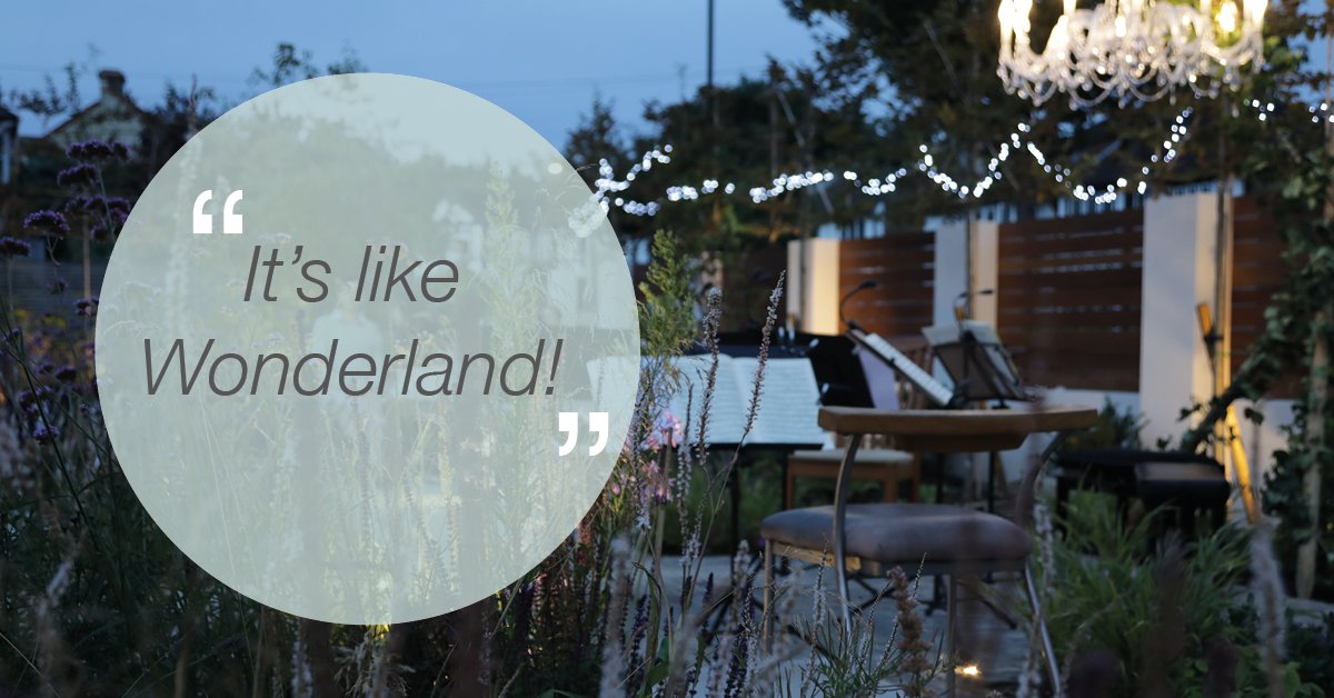 “It’s like Wonderland” 
- Audience member of Secret Garden Concerts 2020