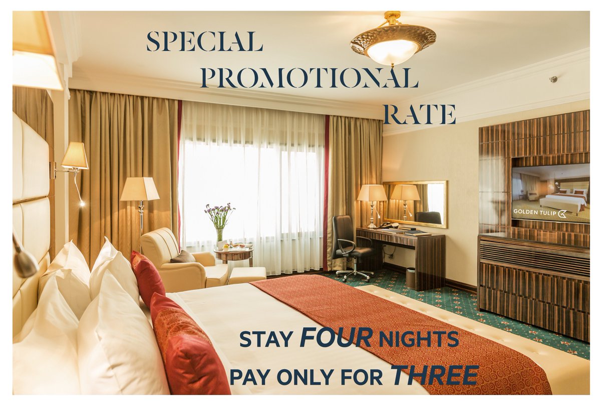 GoldenTulip_AA's tweet photo. Your Playful Stay😍

Special Promotional Rate from Golden Tulip Addis Ababa.

#louvrehotelsgroup #GoldenTulipAddisAbaba #goldentulipafrica #goldentulip #accomodation #discount https://t.co/qtZMmMCPux