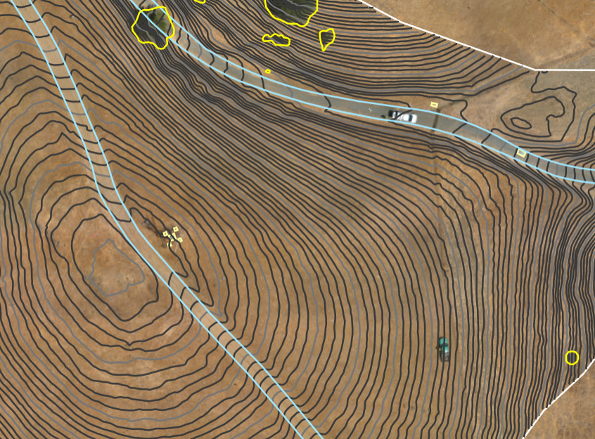 AirWorksUS's tweet photo. Drone mapping experts, @ZnapFly recently processed this 12-acre site on our platform. These are some of the coolest contours we've seen! We couldn't pass up the opportunity to showcase for this week's #projectspotlight. All done with our #autonomousCAD + QC process. https://t.co/Ztk9htgxxU