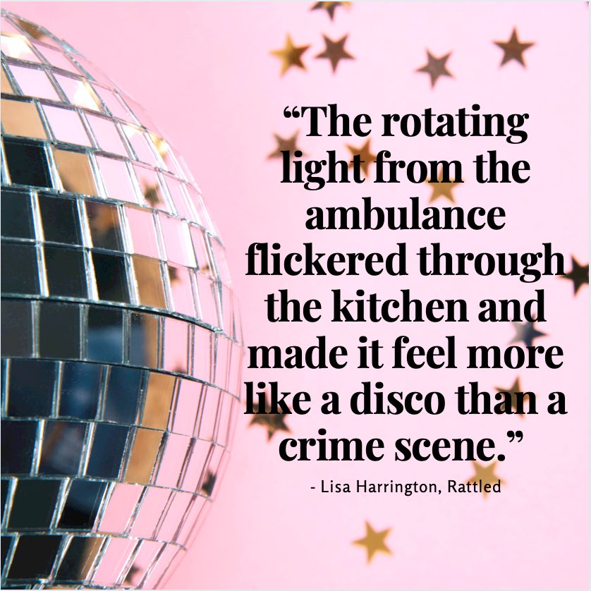 A little sneak peak quote from my most recent read Rattled, by Lisa Harrington! If you love mysteries as much as I do, this is definitely a book to add to your reading list 🔎🔎