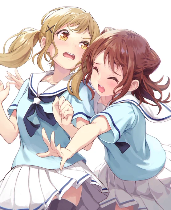香澄×有咲描きました!🎸
#バンドリ #かすあり 