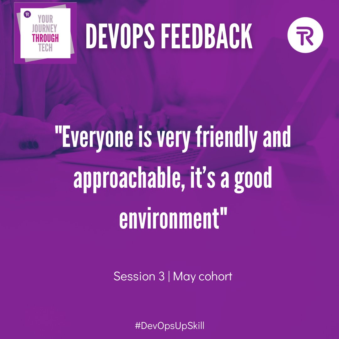 techreturners's tweet image. Our May #DevOpsUpSkill cohort are now on session 4 covering Helm, GitOps and ArgoCD! 👩‍💻 
Read what they have to say about their previous session👇💬
🗓 Applications open for our next cohort next week! 
loom.ly/SmFfKnY 
#DevOps #SoftwareEngineers