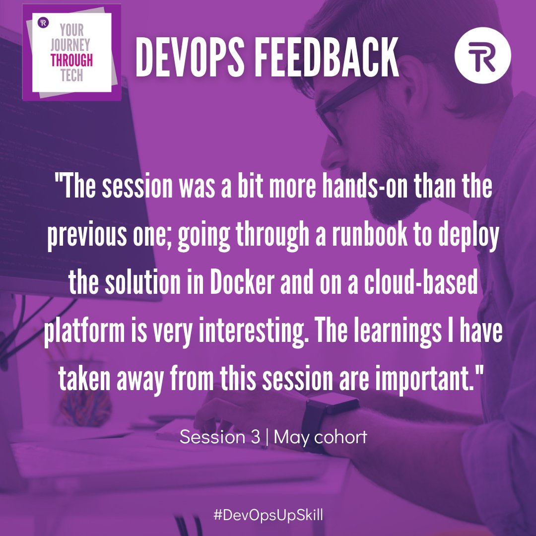 techreturners's tweet image. Our May #DevOpsUpSkill cohort are now on session 4 covering Helm, GitOps and ArgoCD! 👩‍💻 
Read what they have to say about their previous session👇💬
🗓 Applications open for our next cohort next week! 
loom.ly/SmFfKnY 
#DevOps #SoftwareEngineers