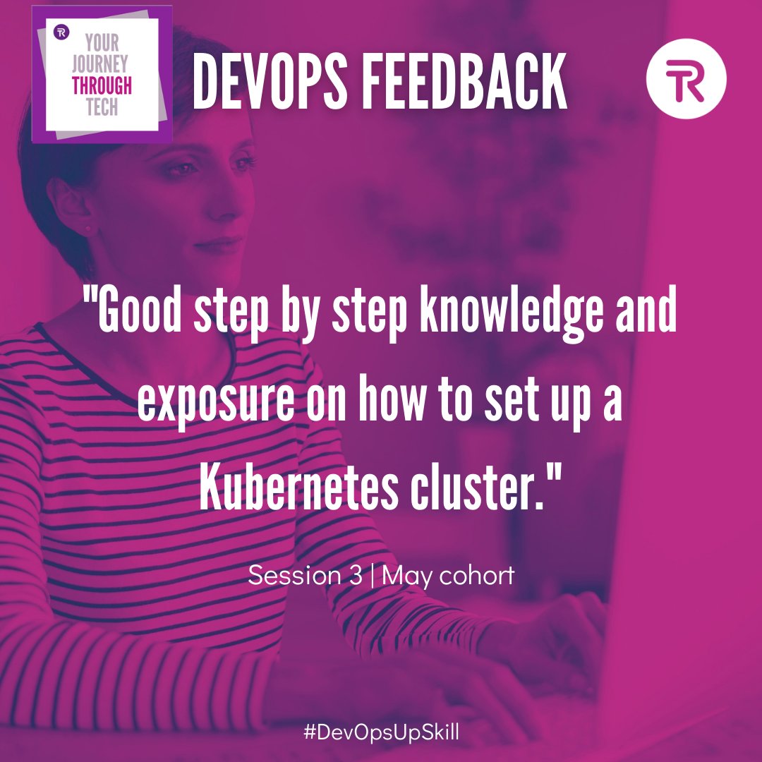 techreturners's tweet image. Our May #DevOpsUpSkill cohort are now on session 4 covering Helm, GitOps and ArgoCD! 👩‍💻 
Read what they have to say about their previous session👇💬
🗓 Applications open for our next cohort next week! 
loom.ly/SmFfKnY 
#DevOps #SoftwareEngineers