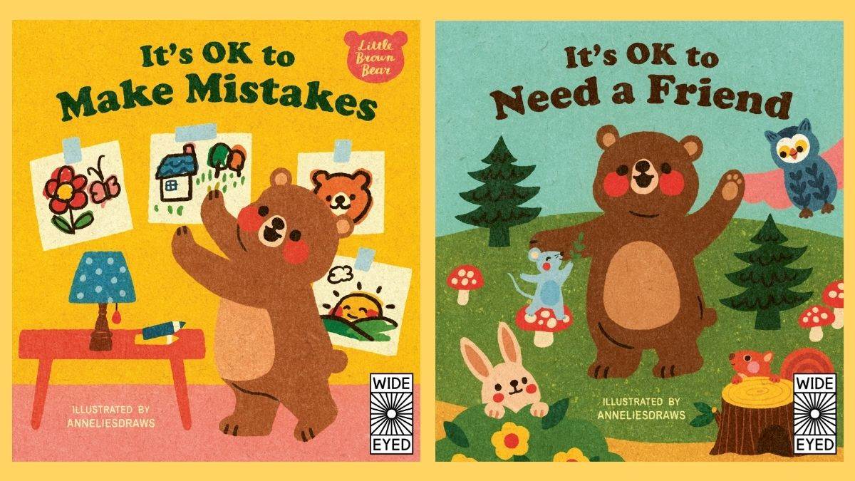The front covers of It's OK To Make Mistakes and It's OK To Need a Friend