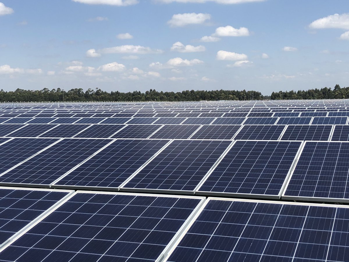 TimKipchumba's tweet photo. Energizing the grid with 98MW PV Solar, Eldoret, Kenya. Lots of skills now available. Hire us 😇 https://t.co/d91V7YofE6