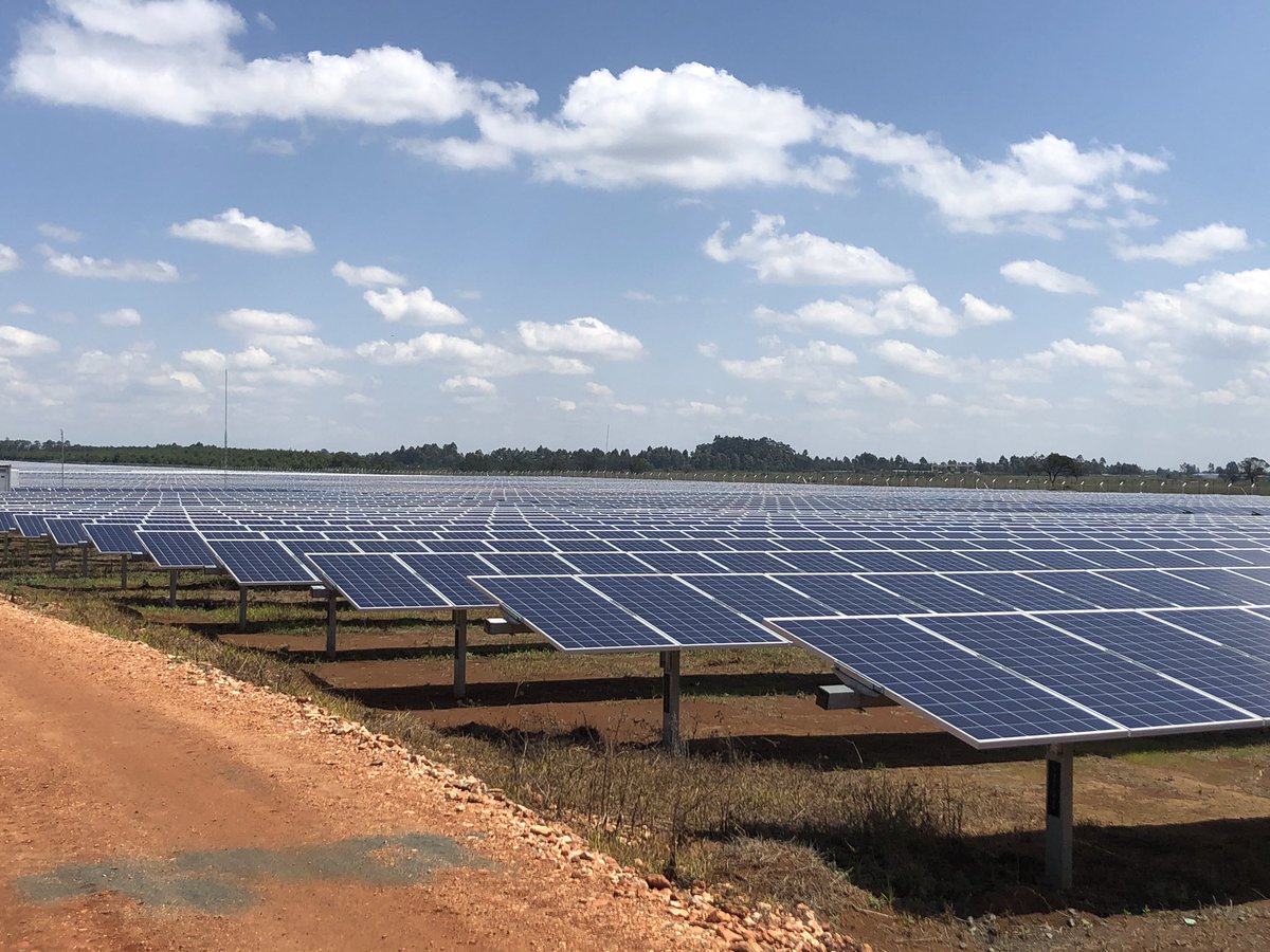 TimKipchumba's tweet photo. Energizing the grid with 98MW PV Solar, Eldoret, Kenya. Lots of skills now available. Hire us 😇 https://t.co/d91V7YofE6