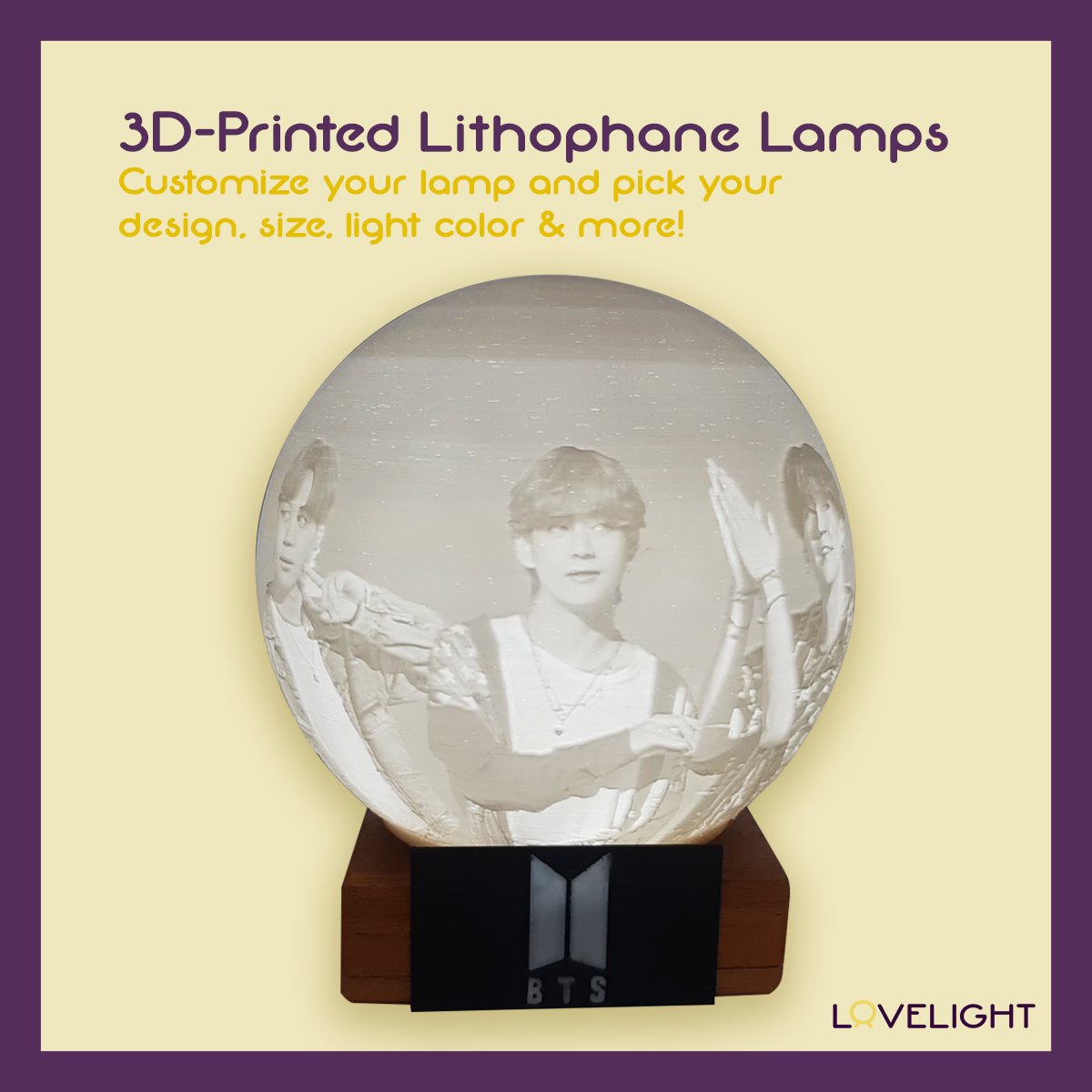 shop_lovelight's tweet photo. Let your Dream Glow with Lovelight lamps! Have your own personalized 3D-printed lamp! 🌌🌙 https://t.co/uc3VCJ552J