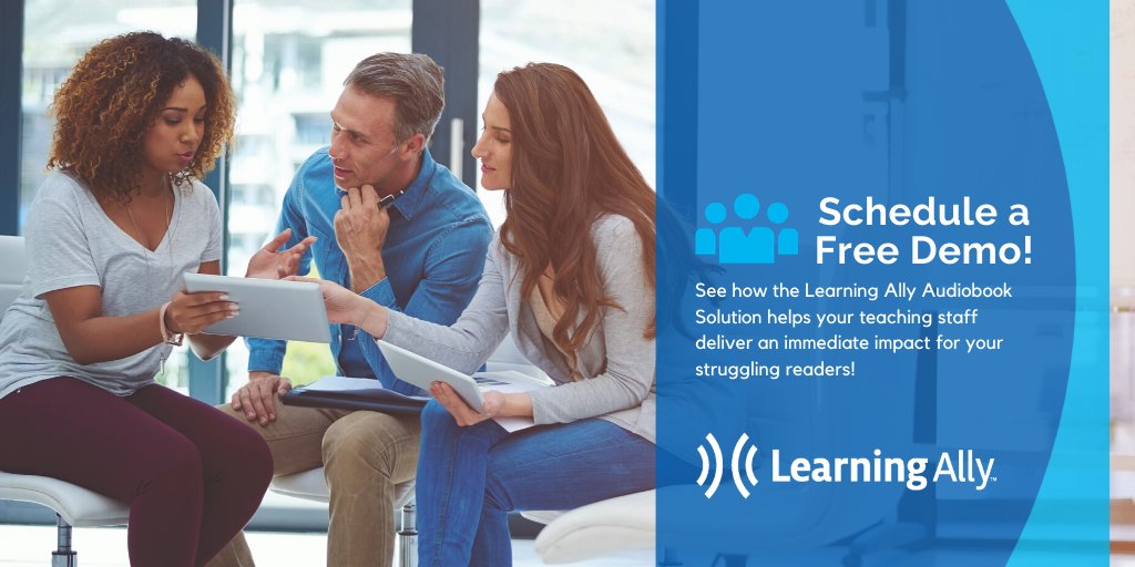#K12 #Superintendents and #Principals, do you know why 90% of #educators agree that the <a href="/Learning_Ally/">Learning Ally</a> #Audiobook Solution helps their #strugglingreaders achieve academically? 

Because it works! 

Find out how! Click below to schedule your free demo:
buff.ly/3xdcA3q