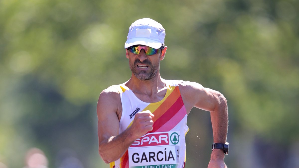EuroAthletics's tweet photo. Jesus Angel Garcia 🇪🇸 has been named on Spain's team for #Tokyo2020 in the 50km race walk.

He will make history by becoming the first athlete in history to compete in eight Olympic Games! 🙌

Garcia made his Olympic debut in Barcelona 1992 when he finished 10th. https://t.co/6wLVkPyXB4