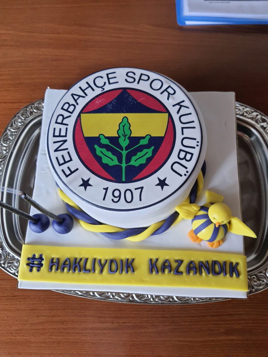 Ekibimizin sürprizi. Sağolsunlar.
