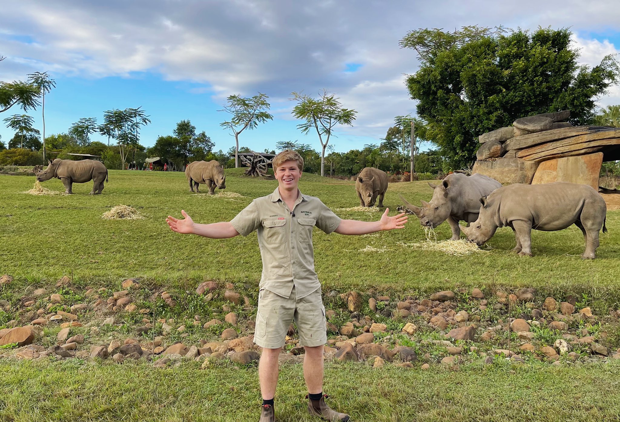 Robert Irwin on Twitter "Africa at Australia Zoo! 🦏 https//t.co
