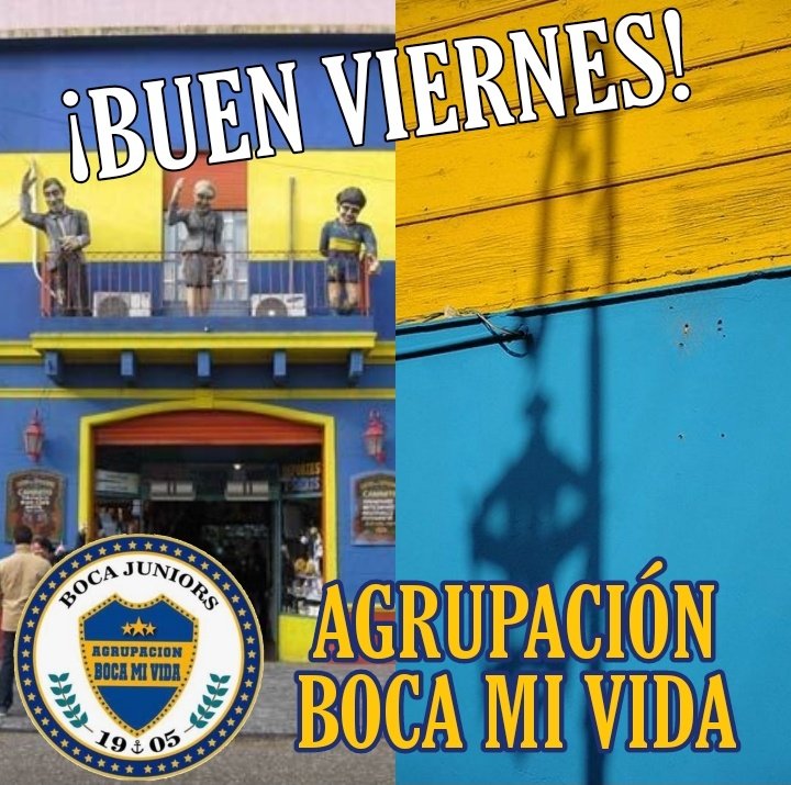AgrupBMV's tweet photo. No existe un barrio que se represente tanto con sus colores.
La Boca, para siempre será nuestro lugar!
¡BUEN VIERNES PARA TODOS!
@AgrupBMV
#AgrupaciónBocaMiVida https://t.co/eI7EVEqKr5