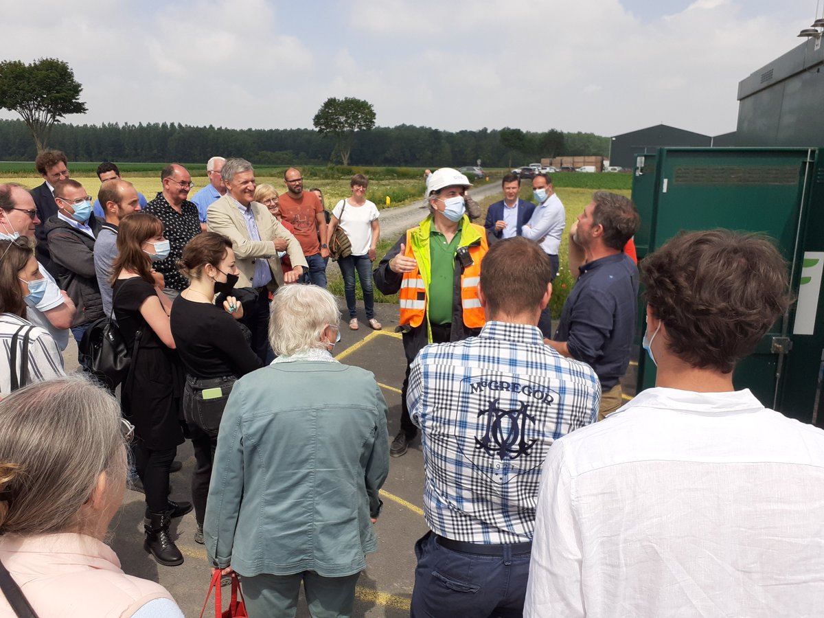 helene_leblond1's tweet photo. Inauguration du 1er site #Biomethane du #territoire @Osartis : #bioenergiedelamotte à #gouy-sous-bellonne en présence des élus, des chambres d'#agriculture @hautsdefrance et @grdf . La #methanisation agricole prend sa part dans la #transition écologique ! @economiecirculaire👏🍃 https://t.co/ikNTolpzF7