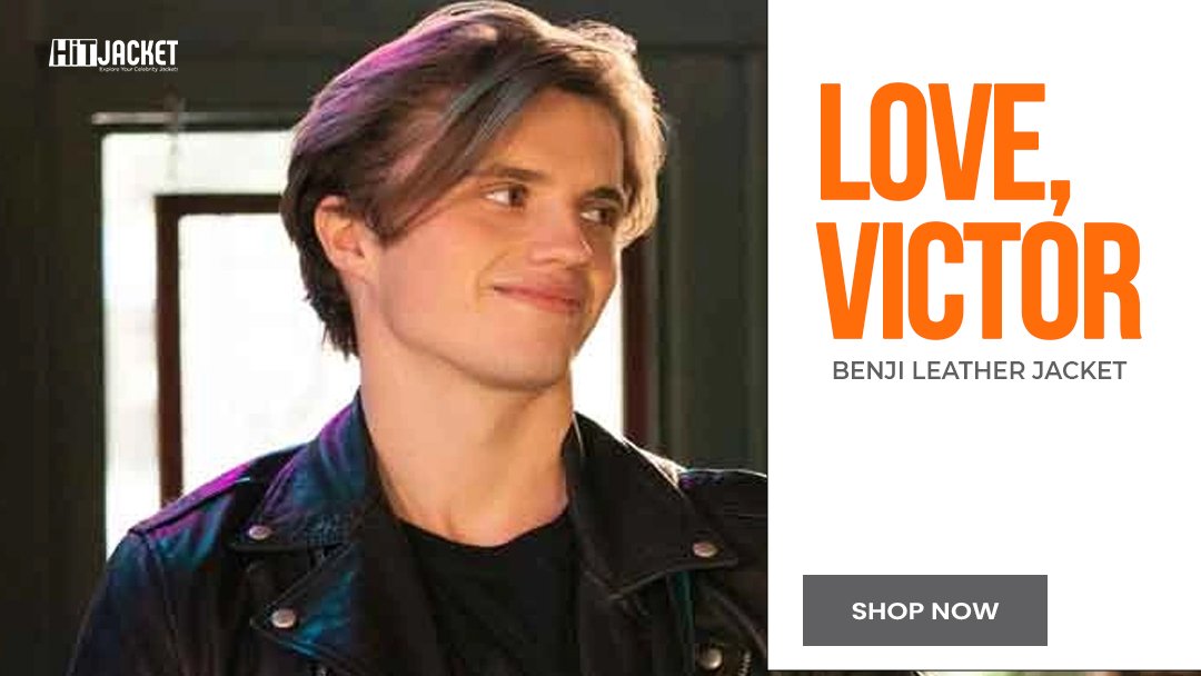 Hitjacket1's tweet image. Who needs a hug from Benji? ☺️
I know I do.❤️

Retweet if you are in love with George Sear's looks from  Love, Victor.😍🔥

@GSear
@jaospier
#LoveVictor #GeorgeSear 
Hitjacket.com