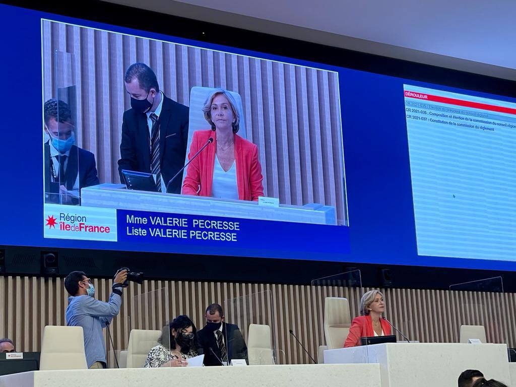 RepIDF's tweet image. Officiellement réélue ! Bravo @vpecresse 👏