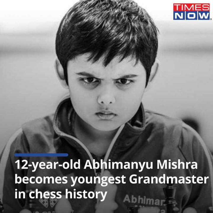 Abhimanyu Mishra, 12, becomes youngest grandmaster in chess