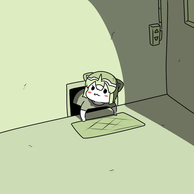 ドアを閉めても別の所から入ってくるアライさん 