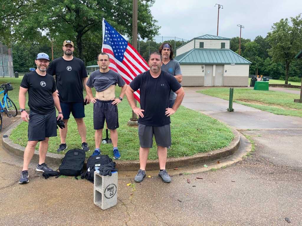 STRONG WEEK AT THE LEVEE!  <a href="/F3Memphis/">F3 Memphis</a> #LeveeStrong