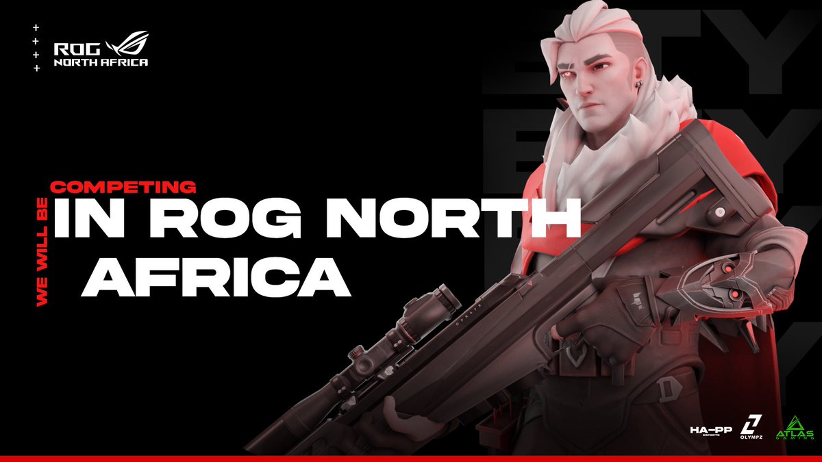 etyesports's tweet photo. Hello everyone ! We will be competing in Rog Asus North Africa🏆 Starting from today at 15:00 (gmt+1) against the best north african teams all aiming for the same goal ! Winning the competition.
We will keep you updated throught it all ! Stay tuned. #ETYpower https://t.co/FLqAjoF3hU