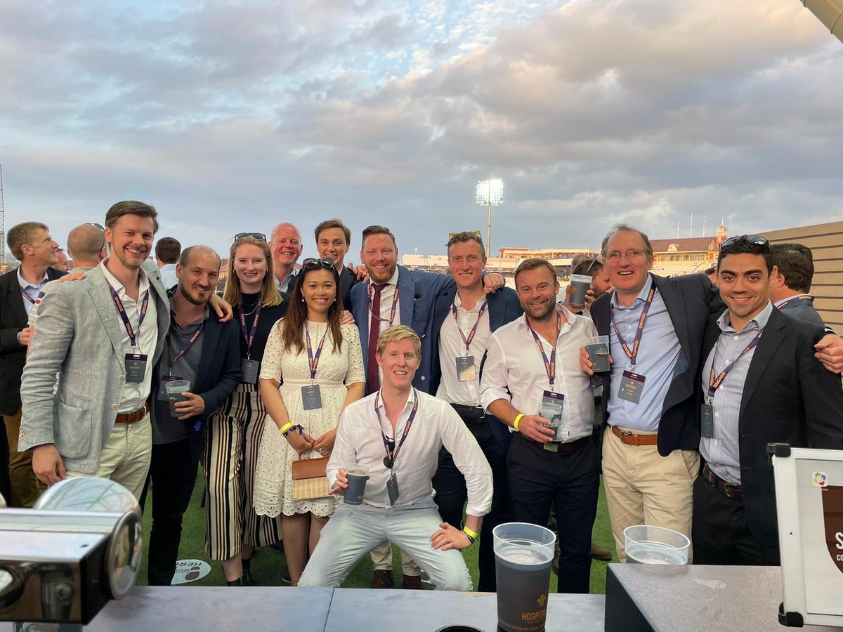CP_Handy's tweet photo. Extremely enjoyable day yesterday at the Cricket with the team from S-RM https://t.co/D04HLCnH99