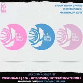 Rose Finale only a few weeks away. Excited to see the likes of <a href="/TeamTakeoverGBB/">TeamTakeoverGirlsBB</a> <a href="/Exodushoops/">Exodus NYC</a> <a href="/ffxstars2026/">Fairfax Stars Girls 2026 14U</a> <a href="/NewJerseySparks/">New Jersey Sparks</a> <a href="/Elevate_Elite/">Elevate Elite</a> <a href="/lady_soldiers/">Lady Soldiers</a> @Klowelitegirls <a href="/BayStateJags/">Bay State Jaguars</a> <a href="/BWSLGirlsAAU/">Boo Williams GBB</a> @lady_thrilll <a href="/TTG_FREEAGENTS/">TTG FREAGENTS</a> <a href="/massrivalsgirls/">Mass Rivals Girls</a> <a href="/CastleAthletic2/">Castle Athletics Girls Travel Basketball</a> &amp; more
