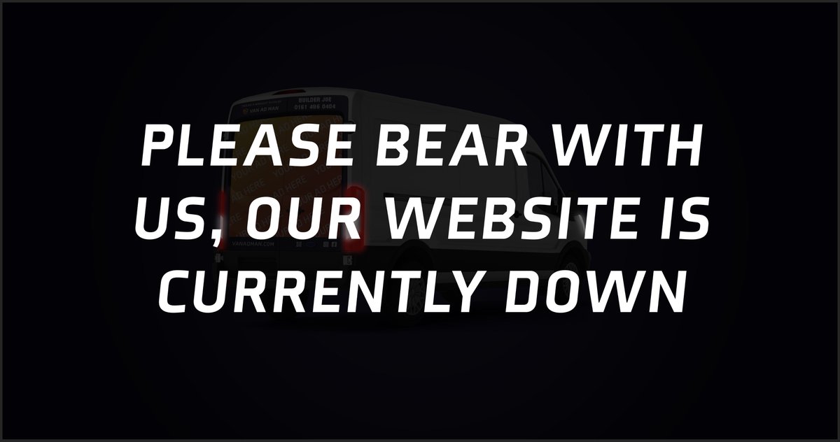 Our website is currently down, so please bear with us whilst we get the issue sorted.