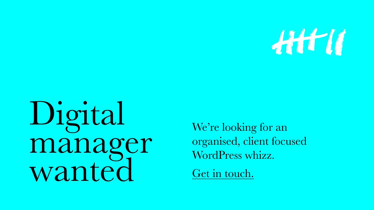 Hey you! We're hiring. Join our busy, bustling agency to support and contribute to the build of WordPress websites for our global customers. Find out more here lnkd.in/duBUh5H No agencies. CVs and portfolios to rebecca@thegroupofseven.co.uk