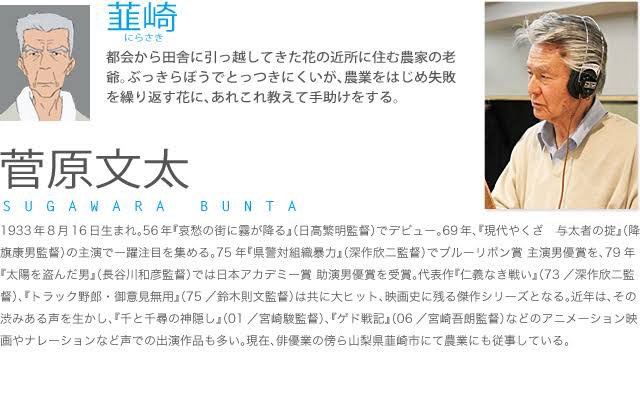 韮崎の声を菅原文太さんだ 映画公開から2年後に亡くなった菅原さん この映 雪だるまの漫画