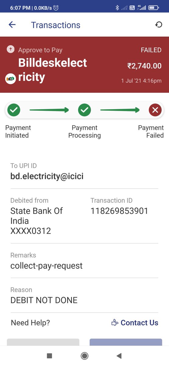 ashok_surya's tweet photo. @NPCI_BHIM @UPI_NPCI transaction failed but Amount debited from account, not able to raise complaint pl guide https://t.co/rbFffzhx5R