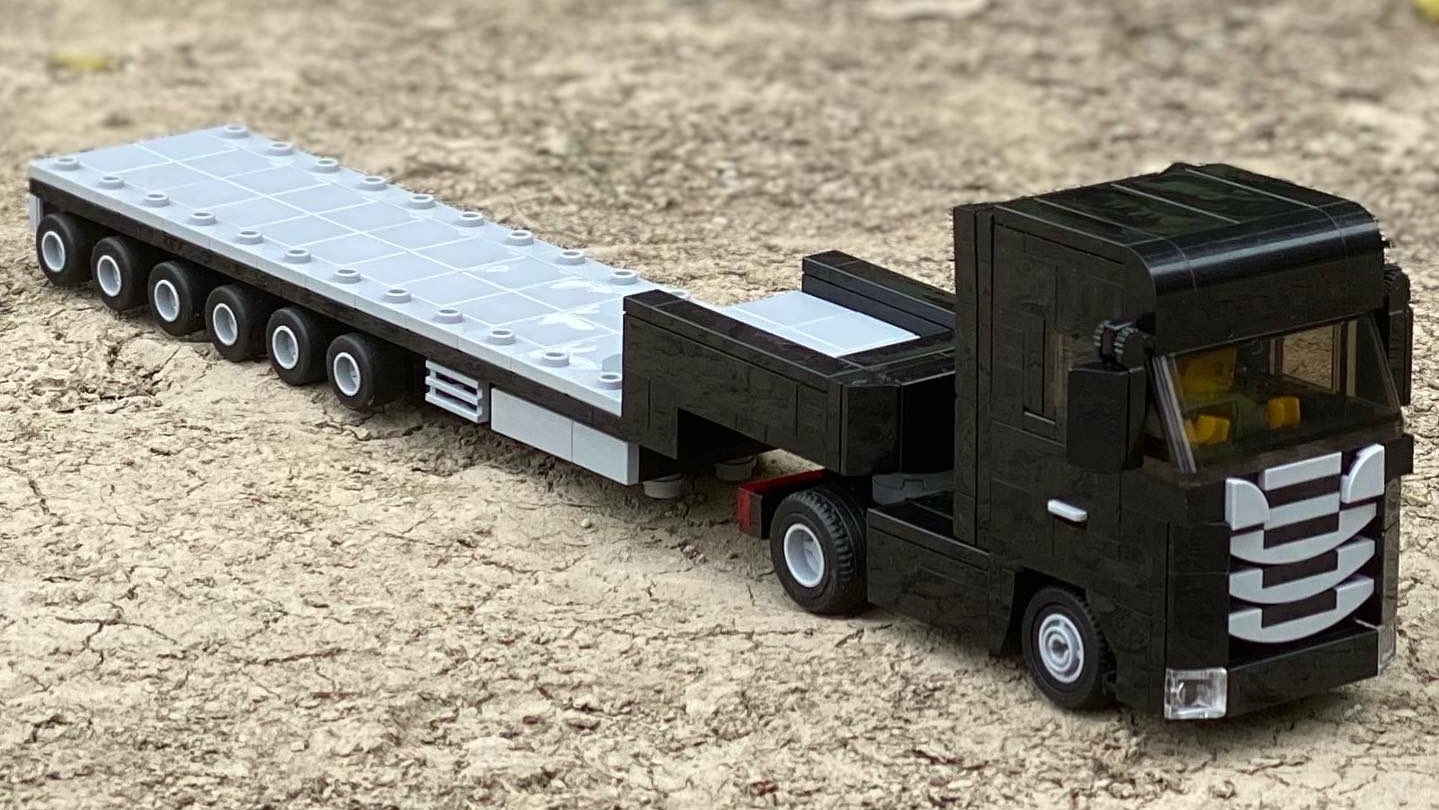 LEGOスカニア重機トレーラー-
