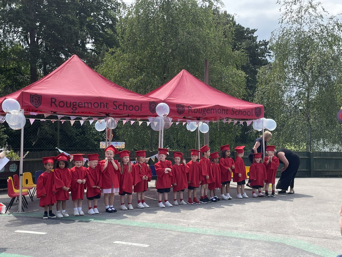 RougemontSchool's tweet image. Today was a very special day for our Nursery pupils!

They graduated in style and are certainly #ReceptionReady for September!

#ASchoolForLife