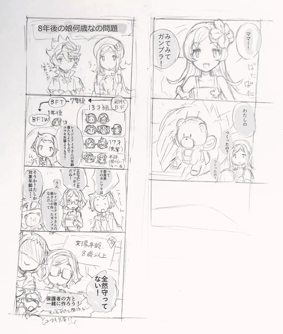 今日のレイアイrkgk4.5コマです。 