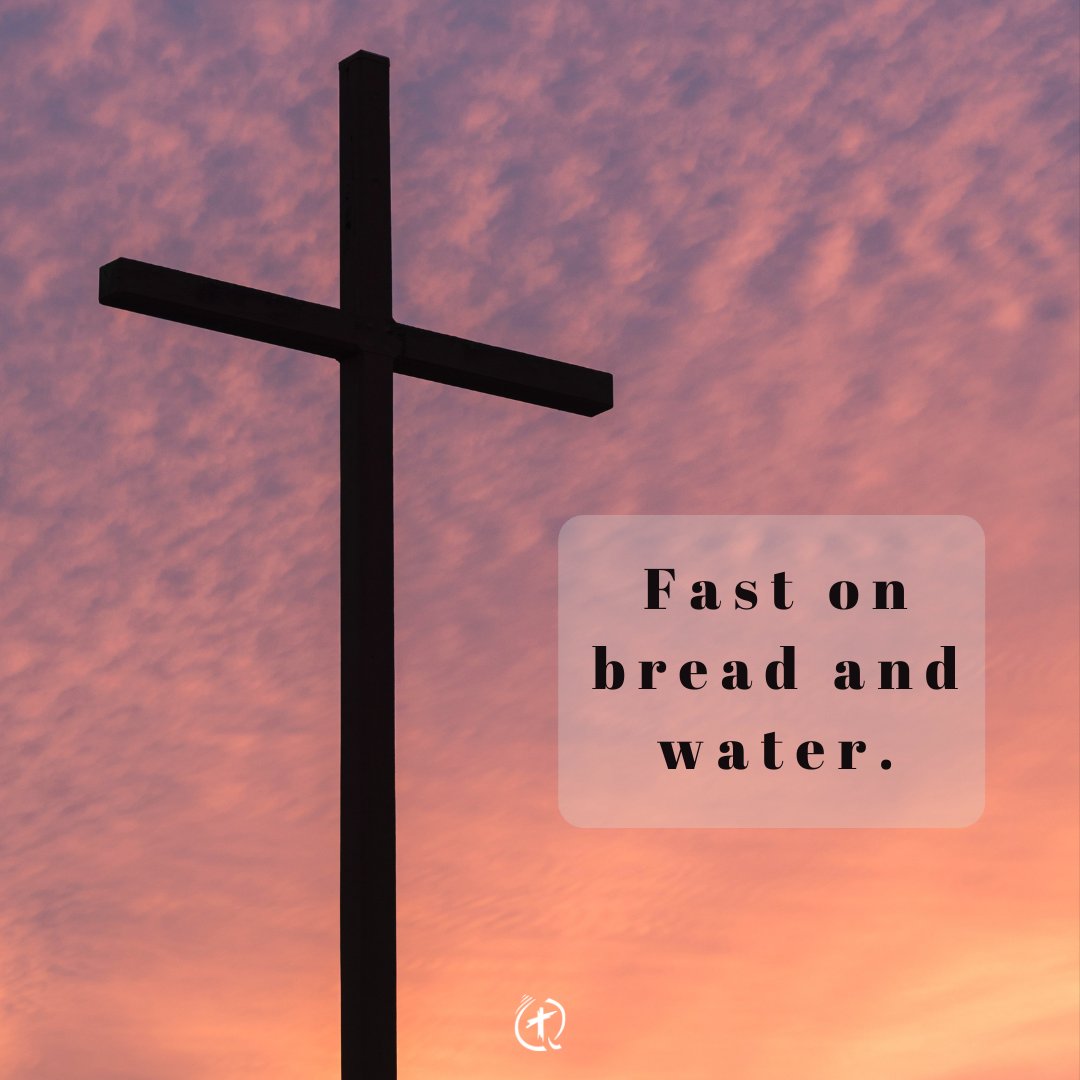 theQuestAtlanta's tweet photo. Today's #FridayFast is physically challenging. We encourage you today to fast on only bread and water. If you are medically unable to do so, consider cutting back on snacks or cutting out meat for the day.

#catholic #fast #challenge #am1160TheQuest #radio #app #theQuestATL https://t.co/tLXt624oES