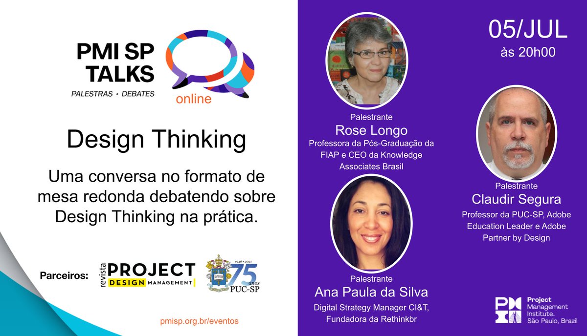 PMI_SaoPaulo's tweet photo. Anote aĂ mais um convite especial para o PMISP Talks.
â â â â â â â â â
â
INSCREVA-SE -https://t.co/onf1VvLGqP
â Acompanhe a agenda https://t.co/W8XkZVp0u3
#pmisaopaulo #pmi #online #projetos #gestaodeprojetos #projectmanagement #vemtransformar https://t.co/LZ7PFfTJYn