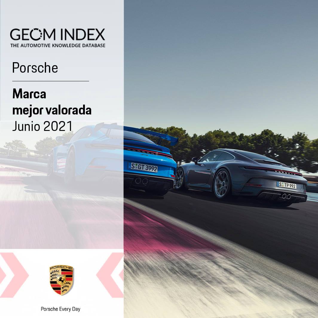 PorscheACoruna's tweet photo. 🥇 Porsche es por tercera vez este año la marca más valorada por los internautas según el ranking de GEOM Index.

🚀 El nuevo Porsche 911 GT3 Touring se sitúa como el tercer modelo más valorado.

#GEOMIndex #Porsche #Porsche911 #Porsche911GT3 #PorscheTaycan https://t.co/vfuuWgSuAO